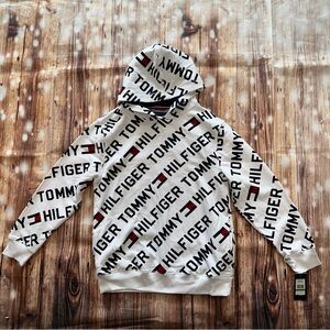 NWT Tommy Hilfiger White Hoodie Size Large Boys 16/18